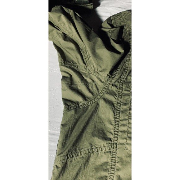 Ralph Lauren RLX Utility Cotton Poplin Jacket XL Green Epaulettes Lightweight - Picture 10 of 16